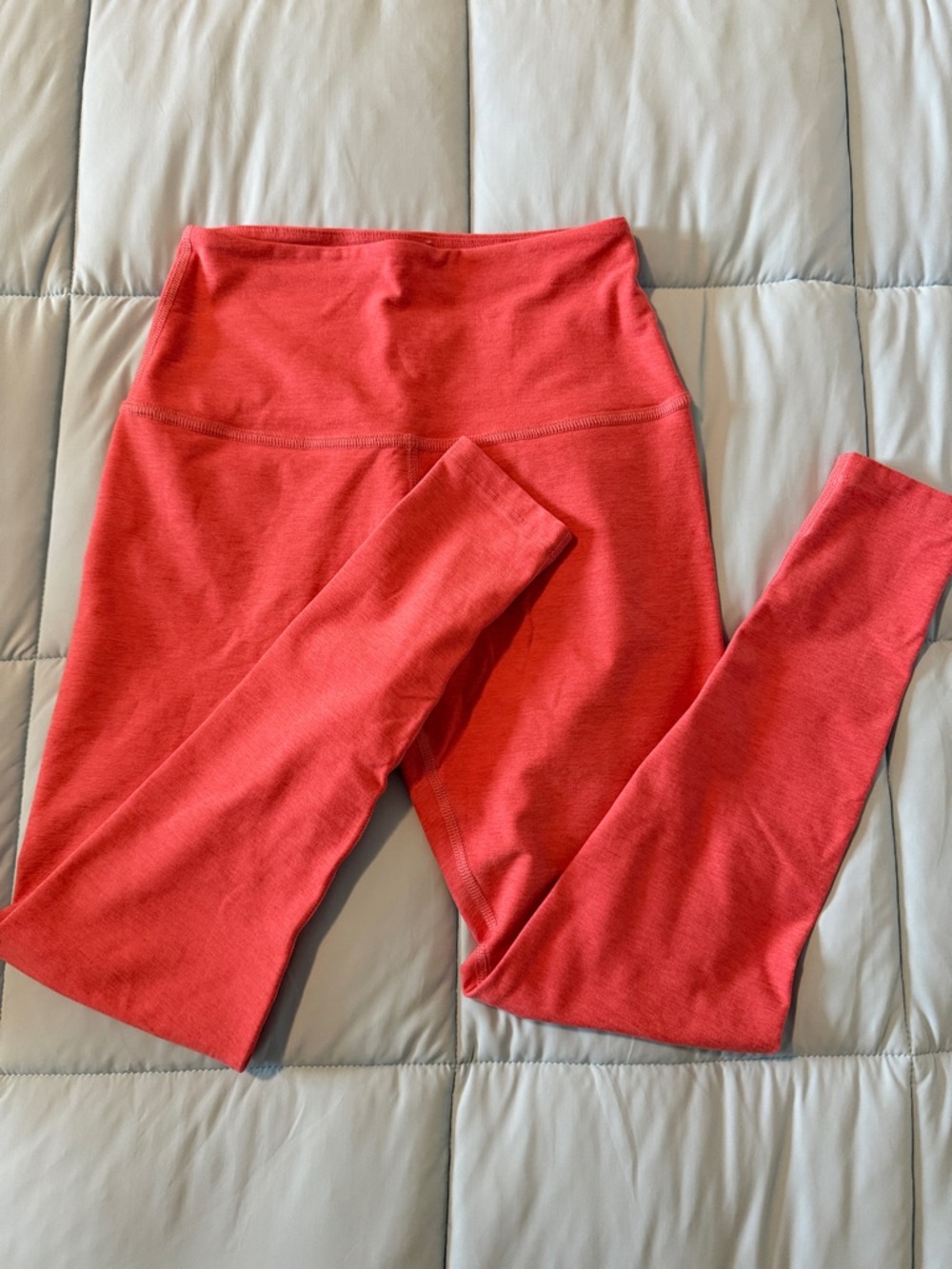 Beyond Yoga Coral Red High-Waist Leggings